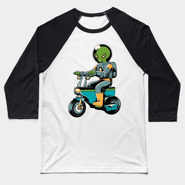 alien save energy Baseball T-Shirt by untumunjepat